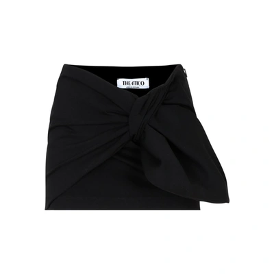 Shop Attico The   Daiki Mini Skirt In Black