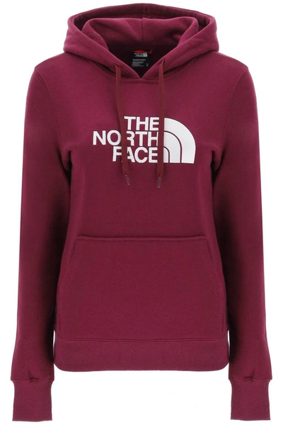 Shop The North Face 'drew Peak' Hoodie With Logo Embroidery In Multicolor