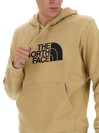 Shop The North Face Sweatshirt With Logo In Beige
