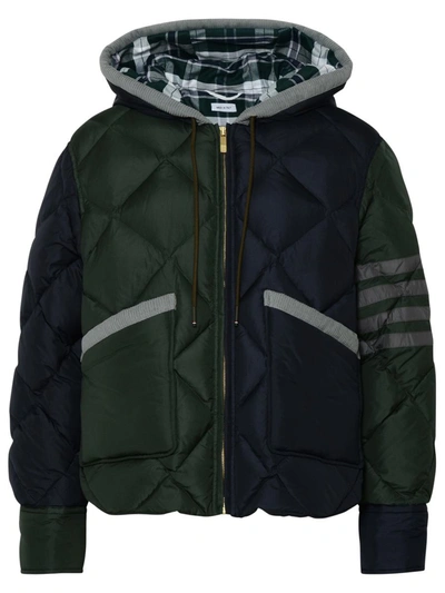 Shop Thom Browne Capp Jacket. In Green