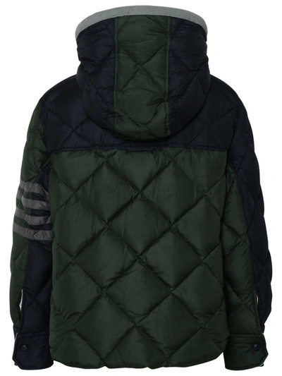 Shop Thom Browne Capp Jacket. In Green