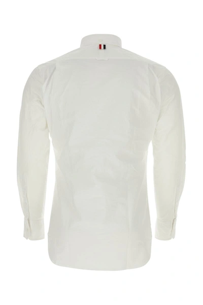 Shop Thom Browne Shirts In White