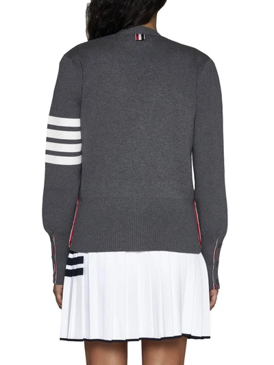 Shop Thom Browne Sweaters In Med Grey