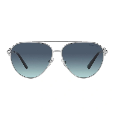 Shop Tiffany & Co . Sunglasses In Silver