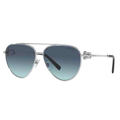 Shop Tiffany & Co . Sunglasses In Silver