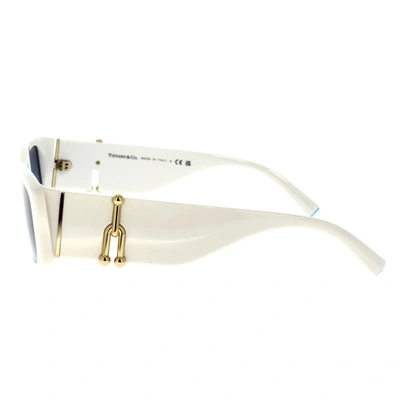 Shop Tiffany & Co Sunglasses In White