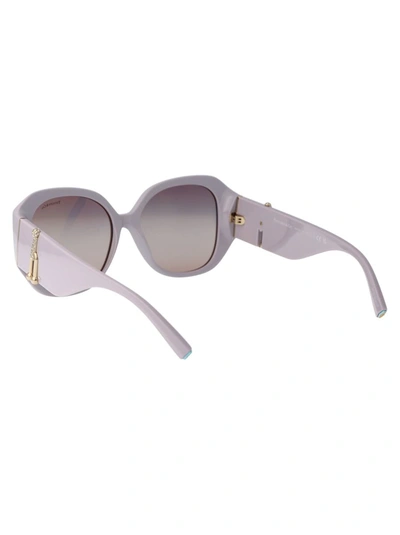 Tiffany & Co Tiffany Orchid Ice Acetate Sunglasses In 8381el Rosa Orchidea/grigio Ghiaccio