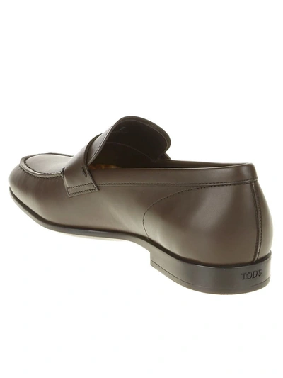 Shop Tod's Flat Shoes Brown