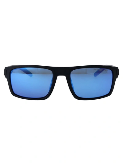 Shop Tommy Hilfiger Sunglasses In Fllzs Matte Blue