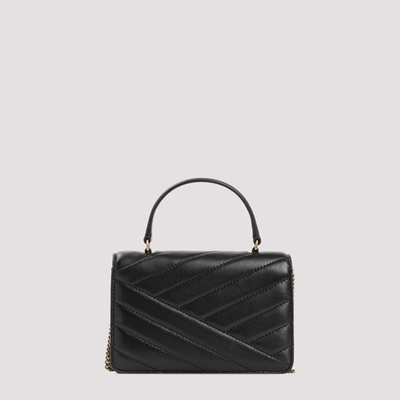 Shop Tory Burch Kira Chevron Mini Handbag In Black