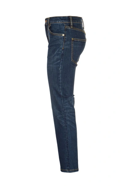 Shop Tory Burch Jeans In Dark Character Wash
