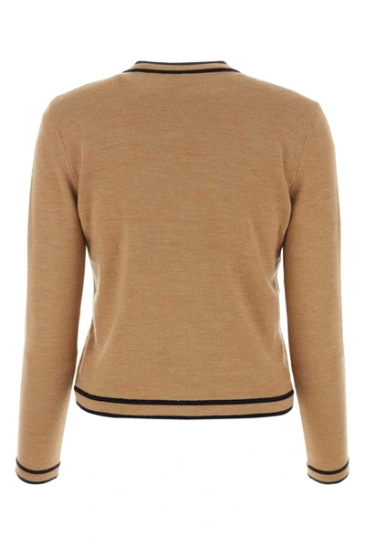 Shop Tory Burch Knitwear In Camel