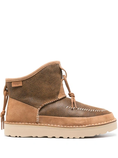 Shop Ugg Campfire Crafted Regenerate Boots In Beige