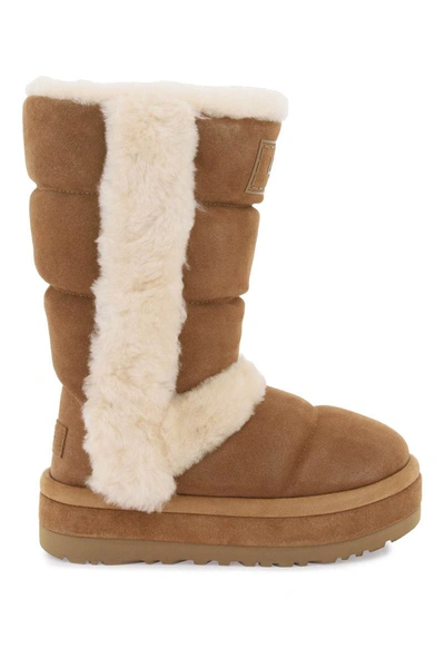 Shop Ugg Classic Chillapeak Tall Boots In Brown