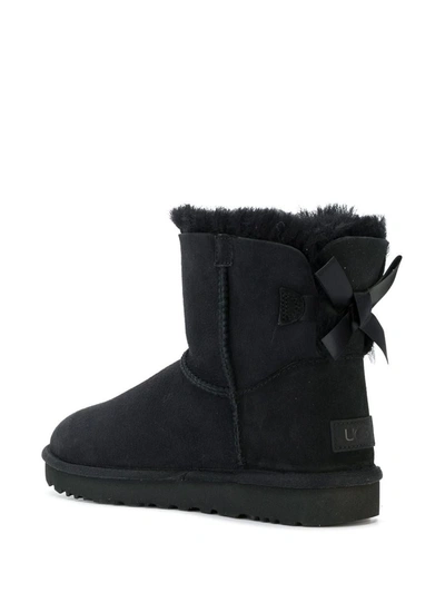 Shop Ugg Mini Bailey Bow Ii Boots In Black