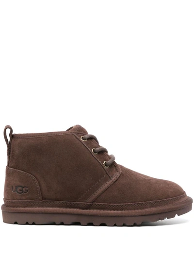 Shop Ugg Neumel Lace-up Boots In Brown