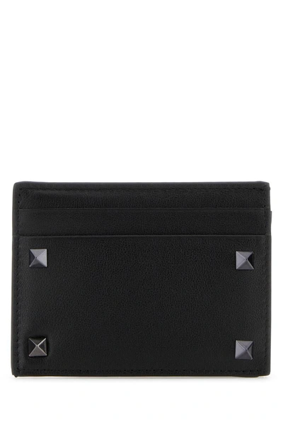 Shop Valentino Garavani Wallets In Black