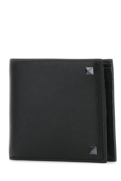 Shop Valentino Garavani Wallets In Black