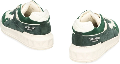 Shop Valentino Garavani - One Stud Low-top Sneakers In White
