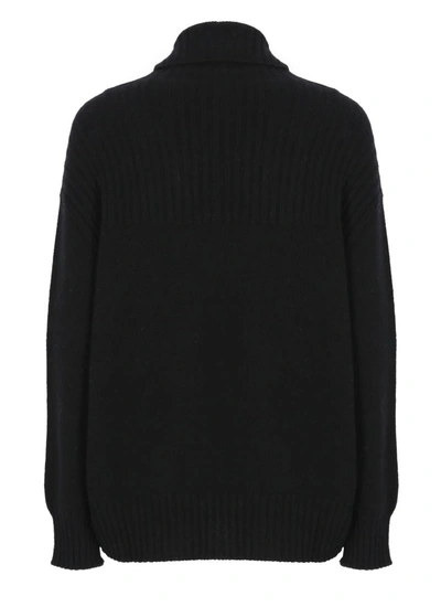 Vanisé Cashmere Turtleneck Sweater In Black