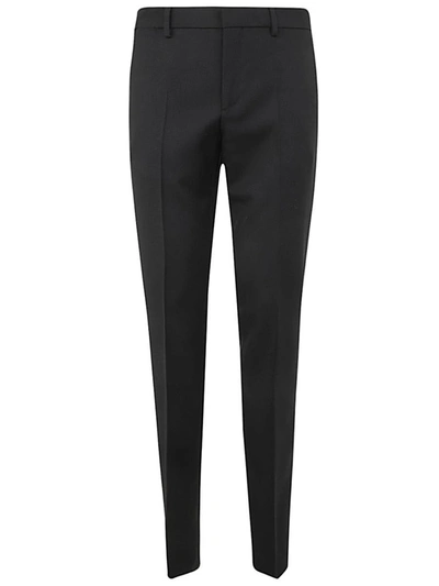 Shop Versace Formal Pant Wool Fabric Clothing In Black