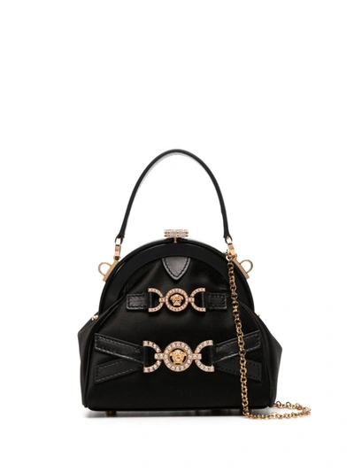 Shop Versace Medusa '95 Mini Bag In Black