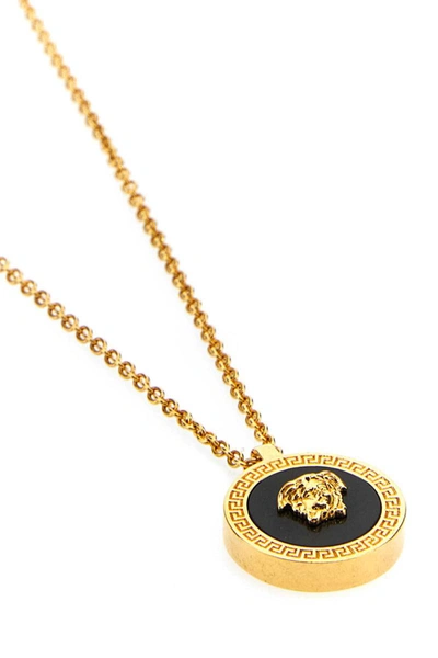 Shop Versace Necklaces In Gold