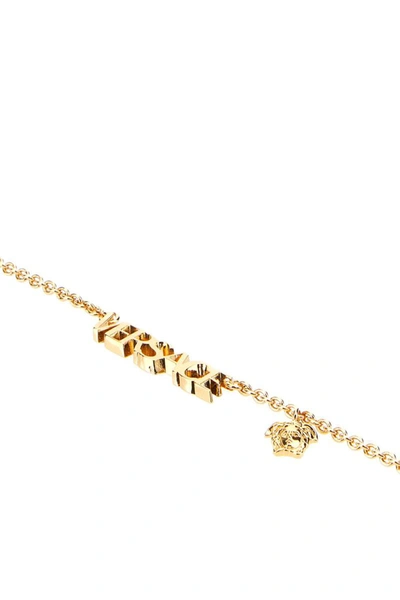 Shop Versace Necklaces In Gold