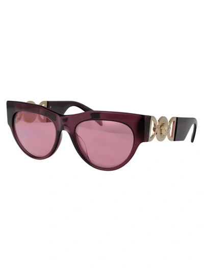 Shop Versace Sunglasses In 5263a4 Transparent Marc