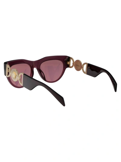 Shop Versace Sunglasses In 5263a4 Transparent Marc