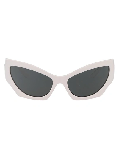 Shop Versace Sunglasses In 314/87 White