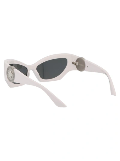 Shop Versace Sunglasses In 314/87 White