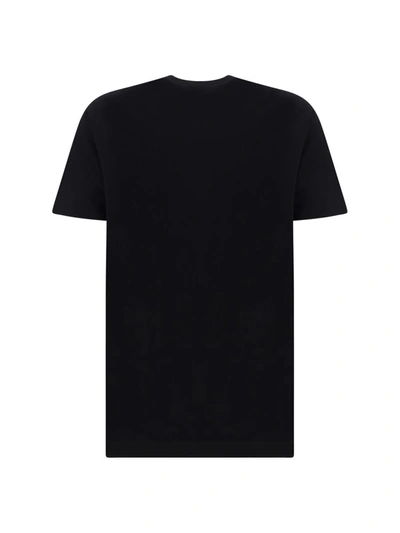 Shop Versace T-shirts In Nero+stampa