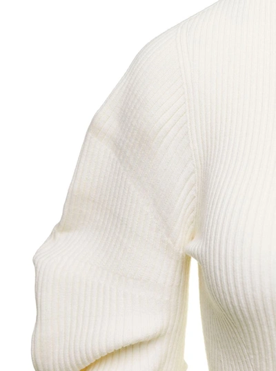 Shop Low Classic Volume Sleeve Knit Carigan In White