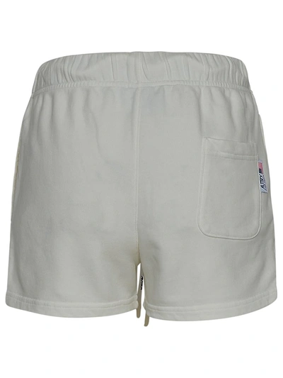 Shop Autry White Cotton Shorts