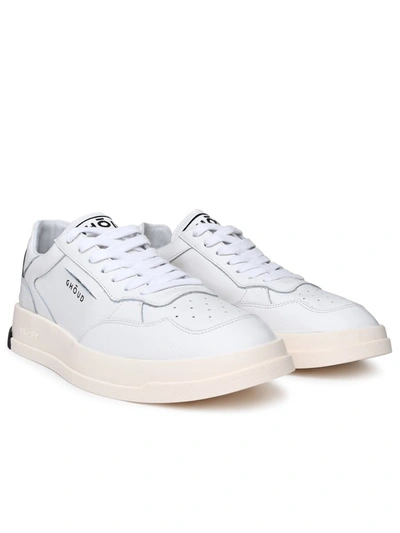 Shop Ghoud Ghōud White Leather Tweener Sneakers