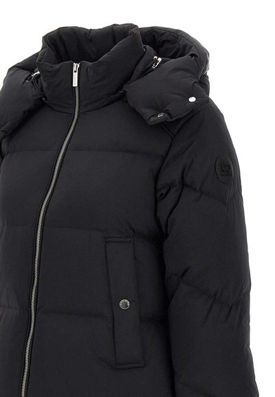 Shop Woolrich "alsea" Down Jacket In Black