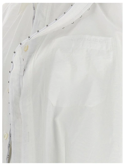 Shop Y/project 'hook And Eye' Shirt In White