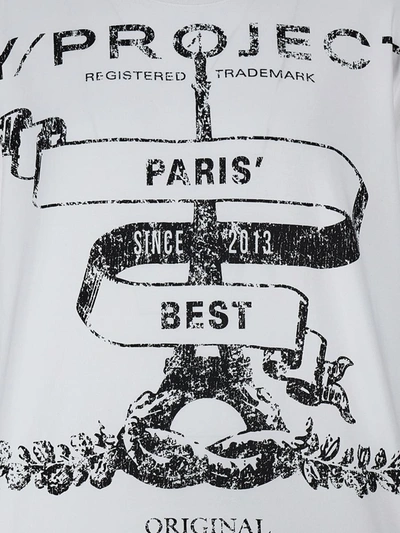 Shop Y/project 'paris Best' T-shirt In White
