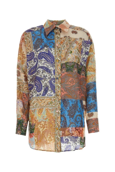 Shop Zimmermann Shirts In Patchpaisley