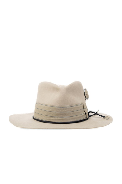 Shop Nick Fouquet 675 Fedora Hat In Grey