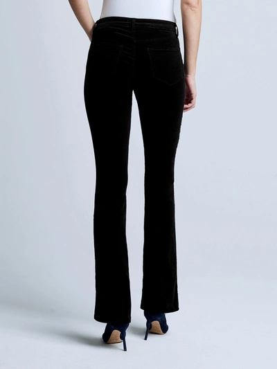 Shop L Agence Stevie Velvet Jean In Noir