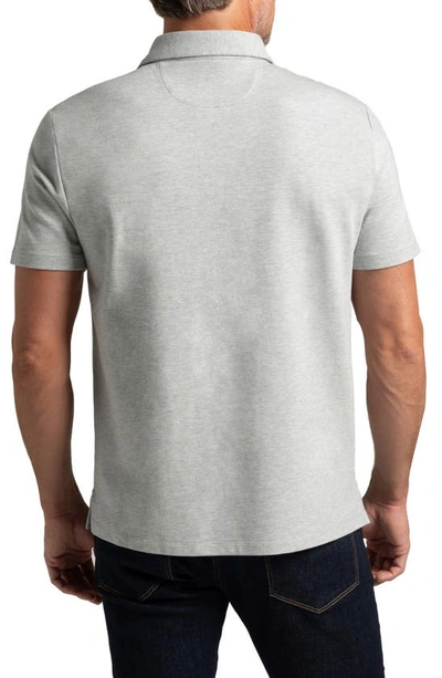 Hypernatural El Capitán Classic Fit Supima® Cotton Blend Piqué Golf Polo In Grey Heather