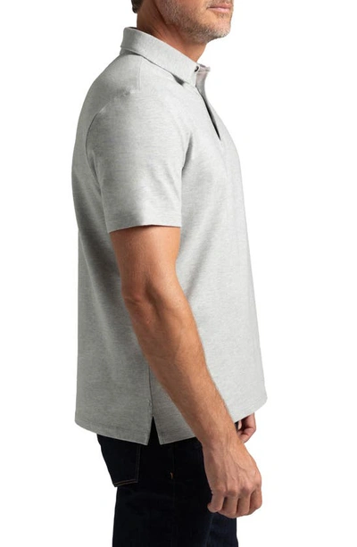 Hypernatural El Capitán Classic Fit Supima® Cotton Blend Piqué Golf Polo In Grey Heather