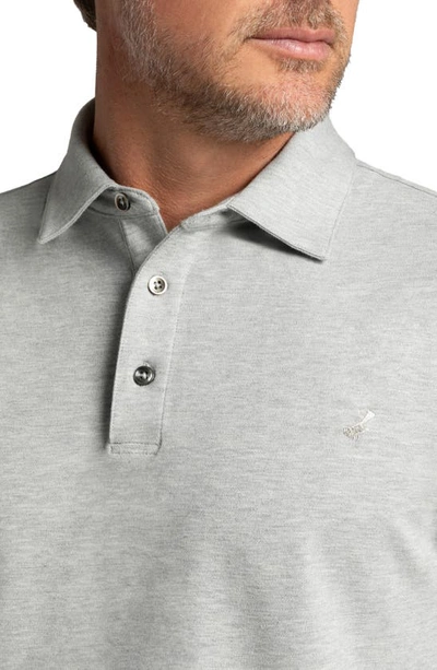 Hypernatural El Capitán Classic Fit Supima® Cotton Blend Piqué Golf Polo In Grey Heather