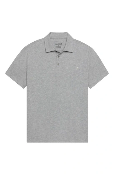 Hypernatural El Capitán Classic Fit Supima® Cotton Blend Piqué Golf Polo In Grey Heather