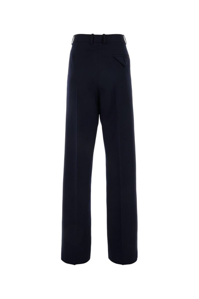 Shop Bottega Veneta Pants In Navy