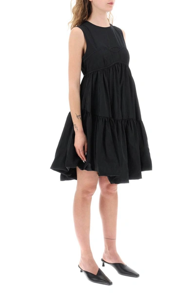 Shop Cecilie Bahnsen 'divya' Minidress In Black