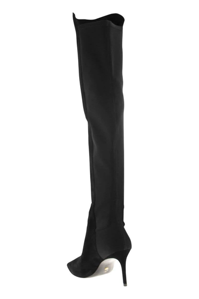 Shop Stuart Weitzman 5050 Stuart 75 - Knee-high Boot In Black