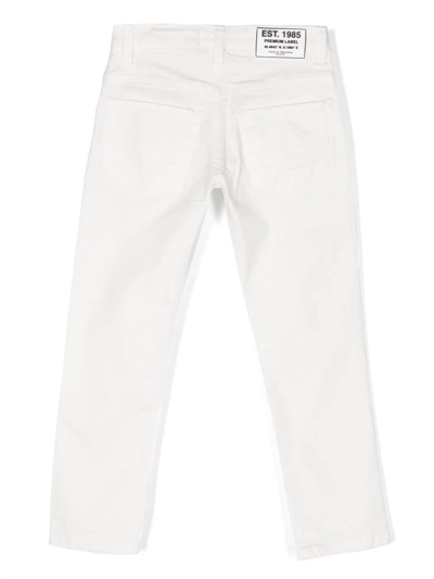 Shop Paolo Pecora Jeans With Application In White